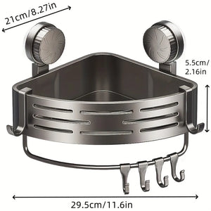 Suction-Mount Corner Shower Shelf - thumbnail 6
