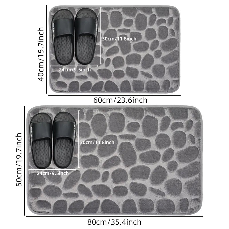 Pebble Embossed Absorbent Bath Mat - image 6