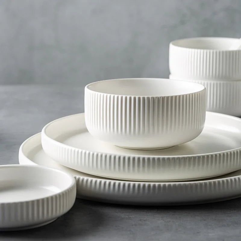 Nordic Matte-Glaze Ceramic Dinnerware – Open Stock - image 1