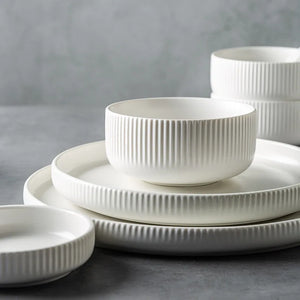 Nordic Matte-Glaze Ceramic Dinnerware – Open Stock - thumbnail 1