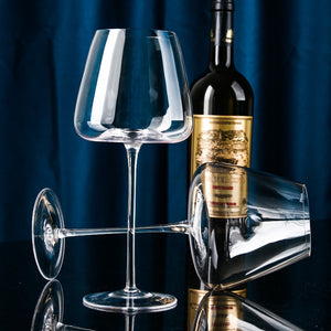 High-end Large Capacity Bar Restaurant Wedding Party Wine Set Bordeaux Burgundy Red Wine Glass Cup Household Drinkware