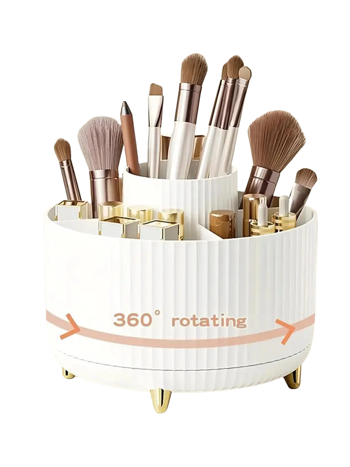 360° Rotating Makeup Organizer - image 8