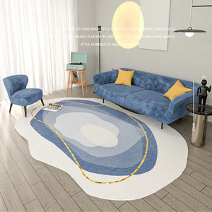 Irregular Shape Modern Area Rug - thumbnail 8