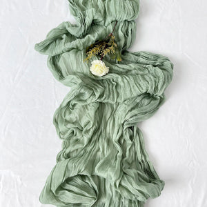 Semi-Sheer Gauze Table Runner - thumbnail 1