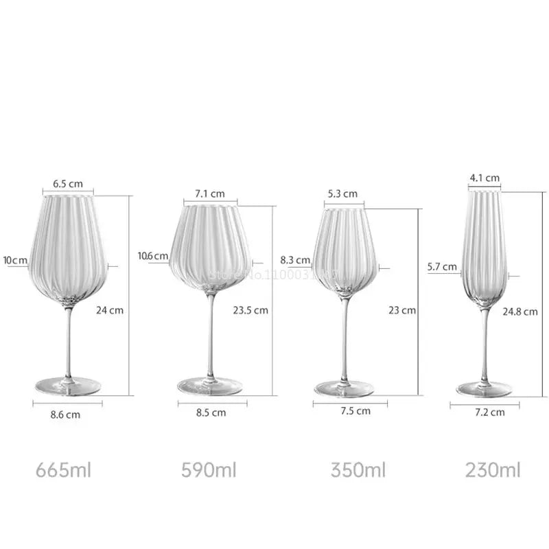 Ripple Crystal Wine Goblet - image 6