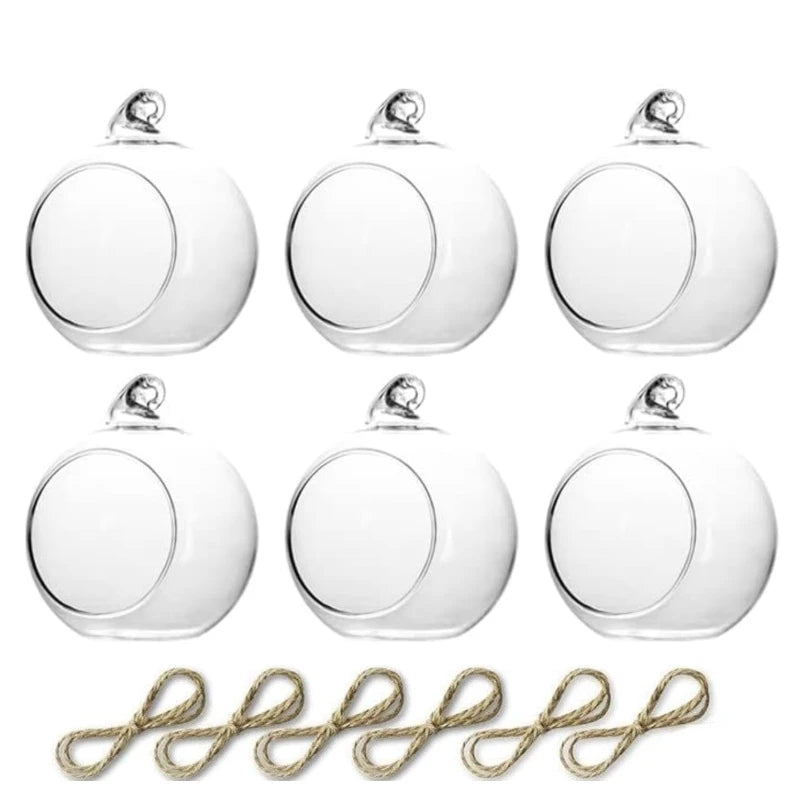 Hanging Glass Tealight Globe Set - image 7