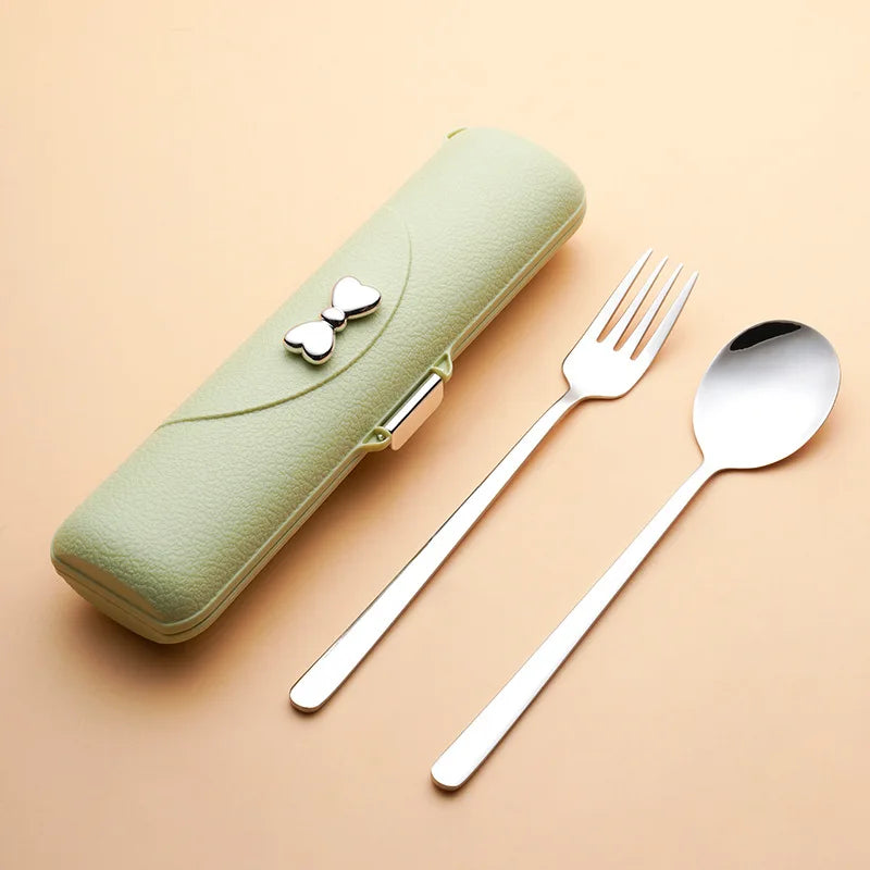 Portable Stainless Steel Cutlery Set - image 8