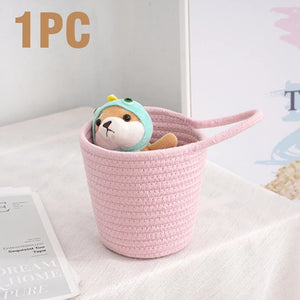 Hanging Cotton Rope Storage Basket - thumbnail 9