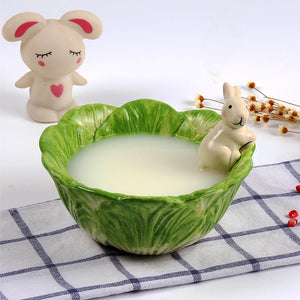 Hand-Painted Ceramic Bunny Bowl - thumbnail 6