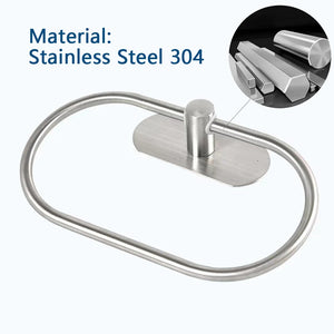 Stainless Steel Adhesive Towel Bar - thumbnail 2