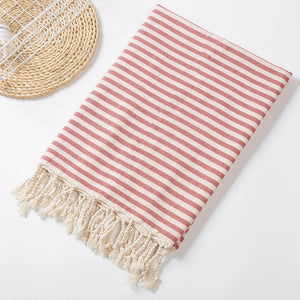 Striped Tassel Beach & Bath Towel - thumbnail 10