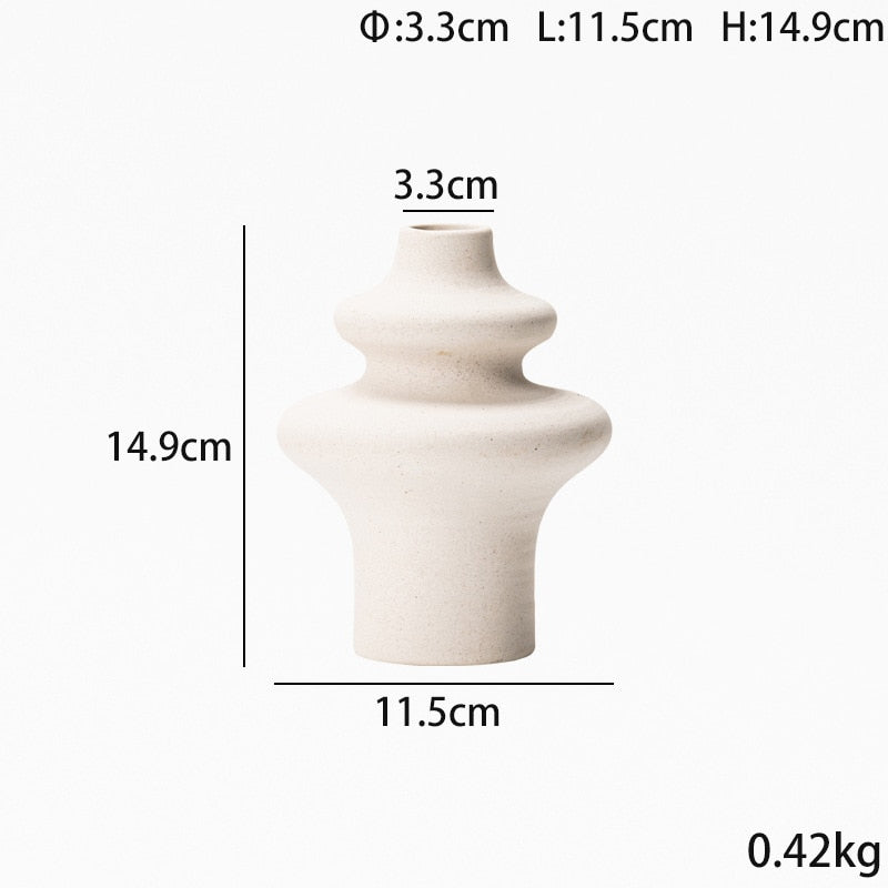 Ceramic vase decoration home vases Flower pot decorative planters for plants nordic living room plant pot