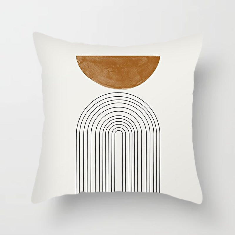 Abstract Geometry Pillowcase: Soft Plush Cushion Cover | Sofa Throw Decor