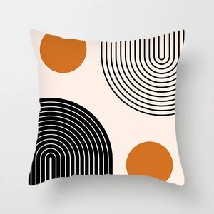 Abstract Geometry Pillowcase: Soft Plush Cushion Cover | Sofa Throw Decor