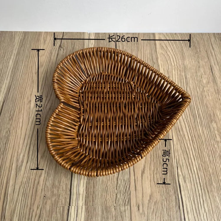 Heart-Shaped Woven Basket - image 10