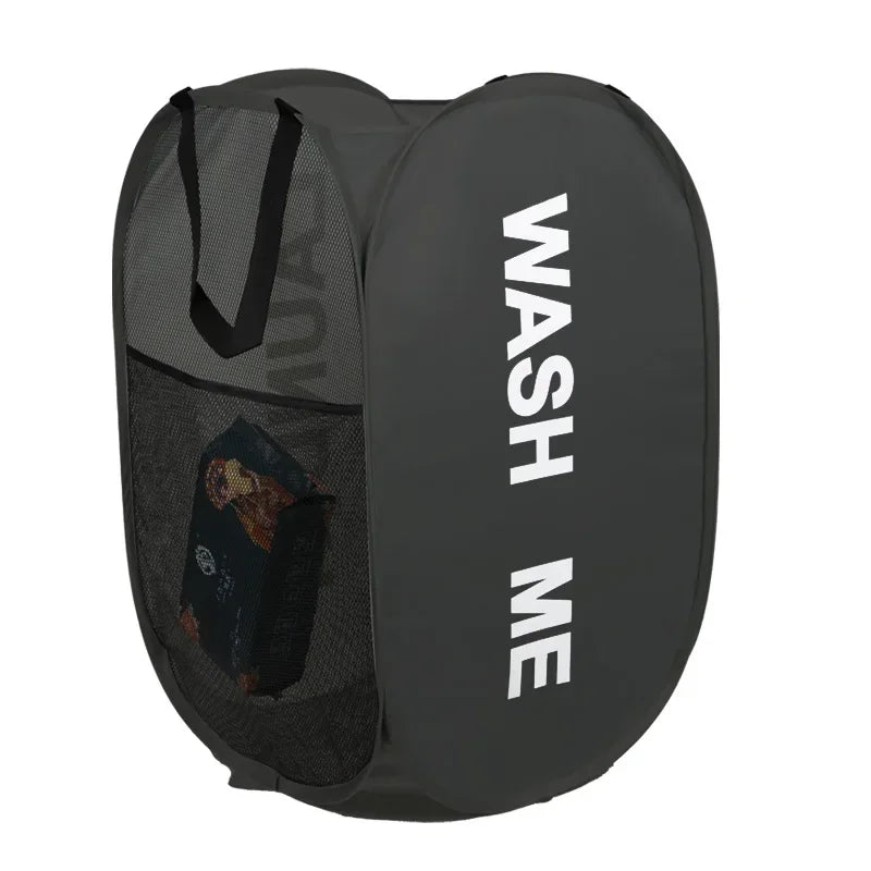 Collapsible Mesh Laundry Hamper - image 7