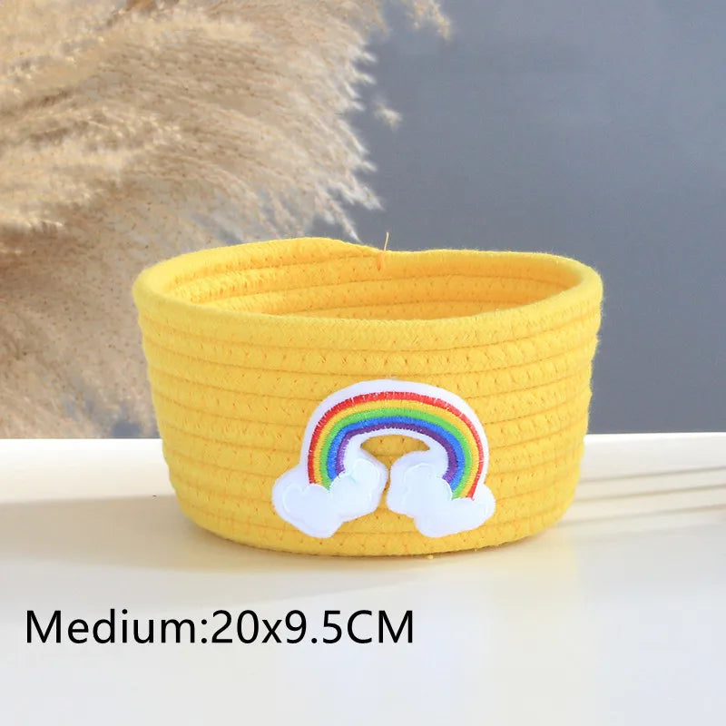 Animal Cotton Rope Storage Basket - image 18