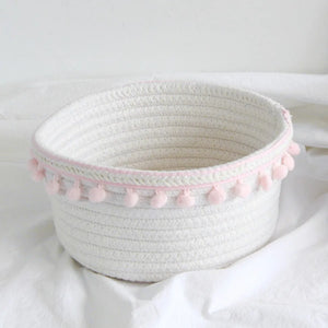 Cotton Rope Tassel Storage Basket - thumbnail 9