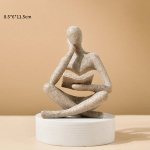 Abstract Thinker Sculpture - thumbnail 7