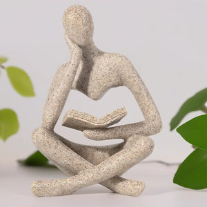 Abstract Thinker Sculpture - thumbnail 1