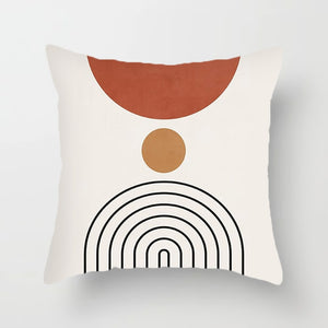 Abstract Geometry Pillowcase: Soft Plush Cushion Cover | Sofa Throw Decor