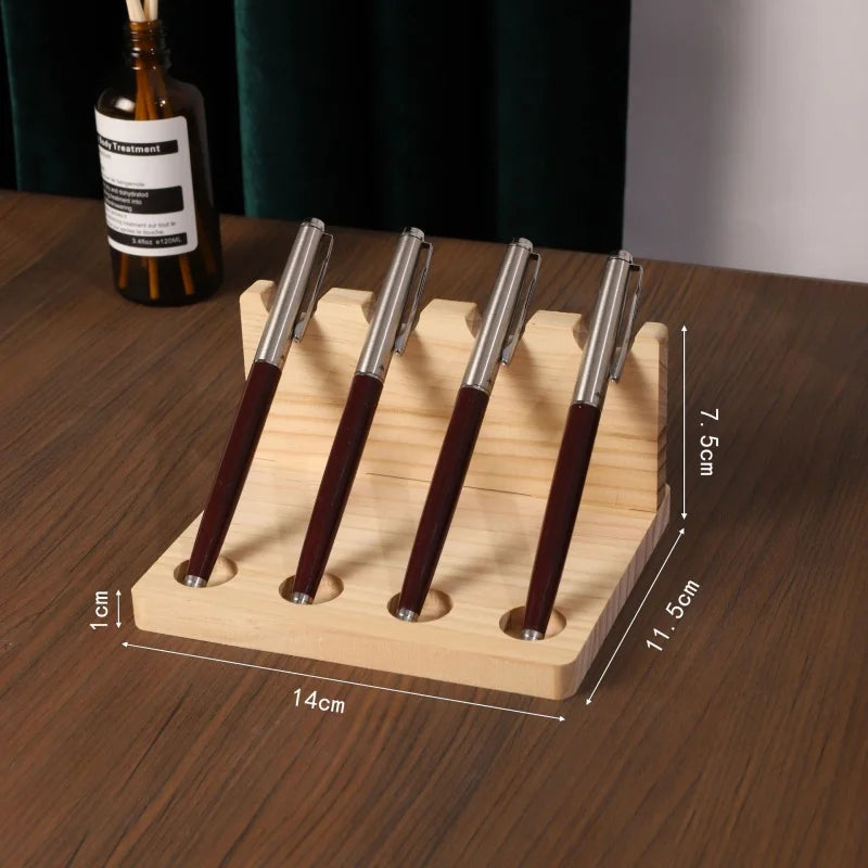 Wooden Desk Organizer with Phone Stand - image 8