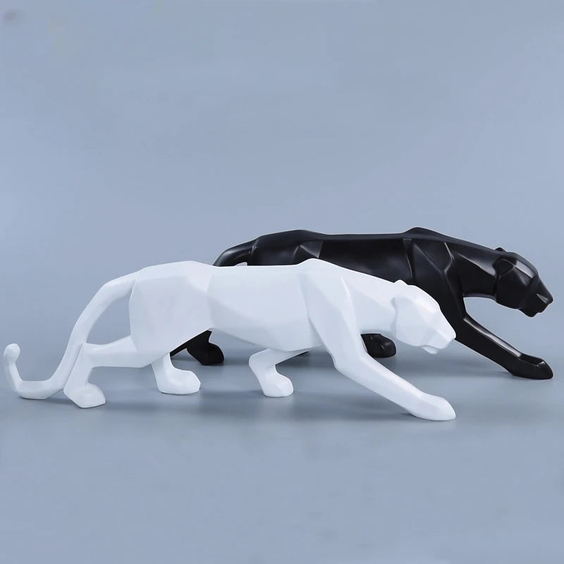 Geometric Panther Sculpture - image 6