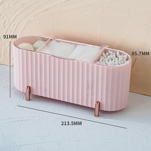 Dustproof cosmetic cotton storage box with cover Cotton swab makeup remover cotton