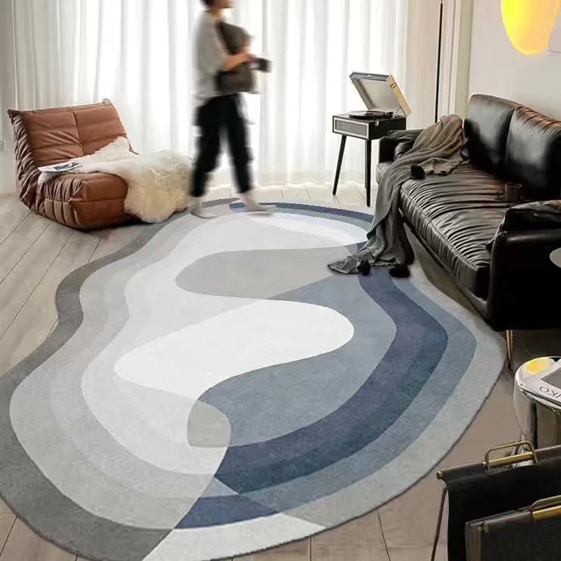 Irregular Shape Modern Area Rug - image 13