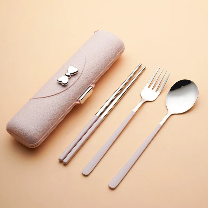 Portable Stainless Steel Cutlery Set - image 11