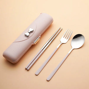 Portable Stainless Steel Cutlery Set - thumbnail 11