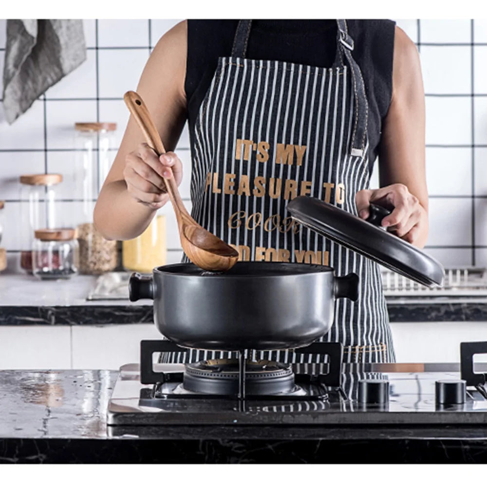 7-Piece Teak Wood Kitchen Utensil Set - image 4