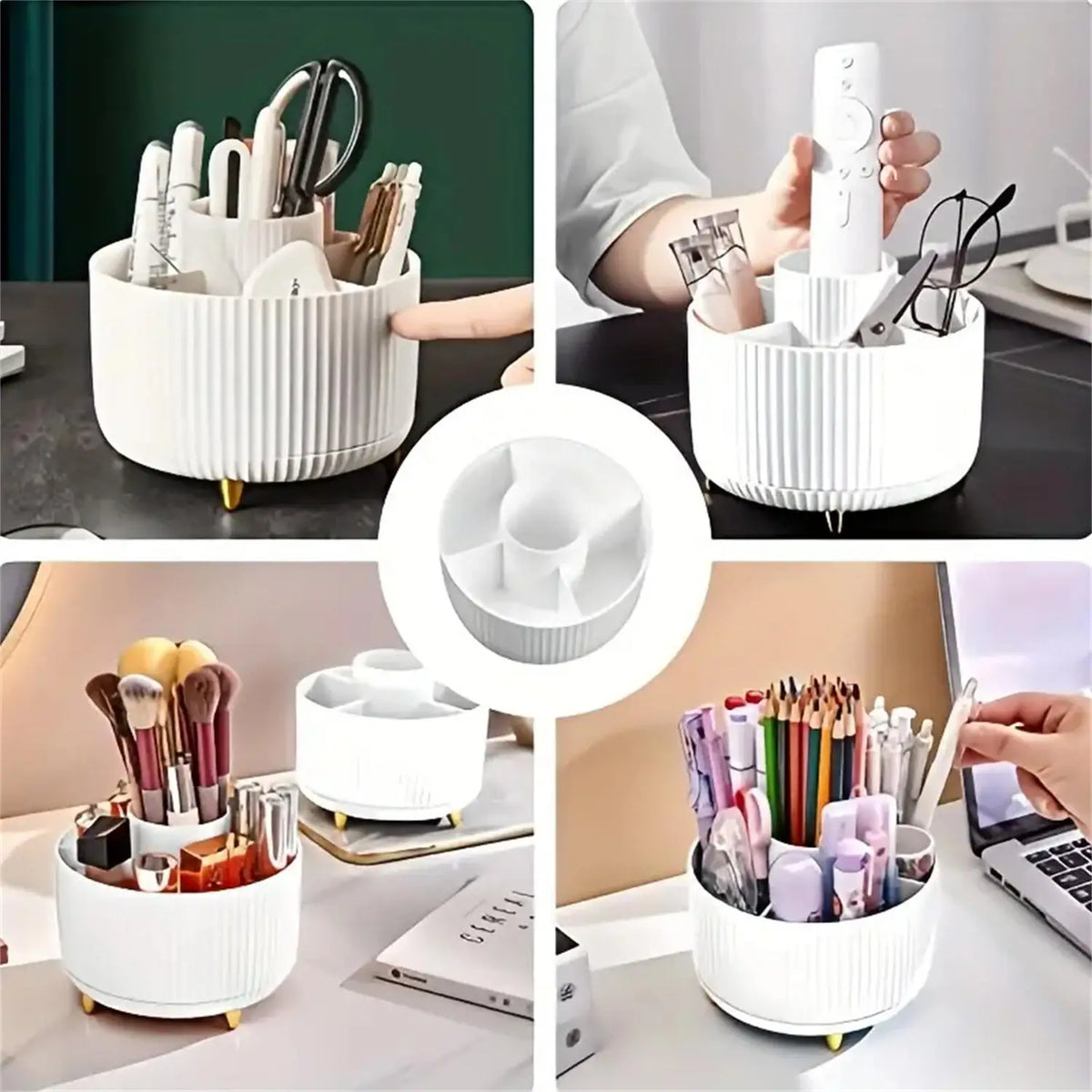 360° Rotating Makeup Organizer - image 5