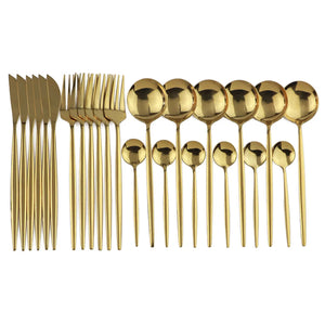 24-Piece Stainless Steel Flatware Set – Service for 6 - thumbnail 11