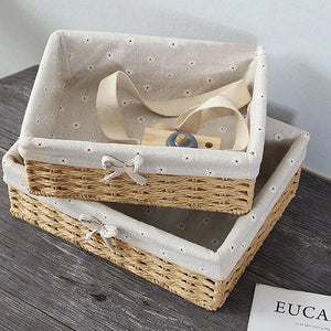 Seagrass Woven Storage Basket - thumbnail 1