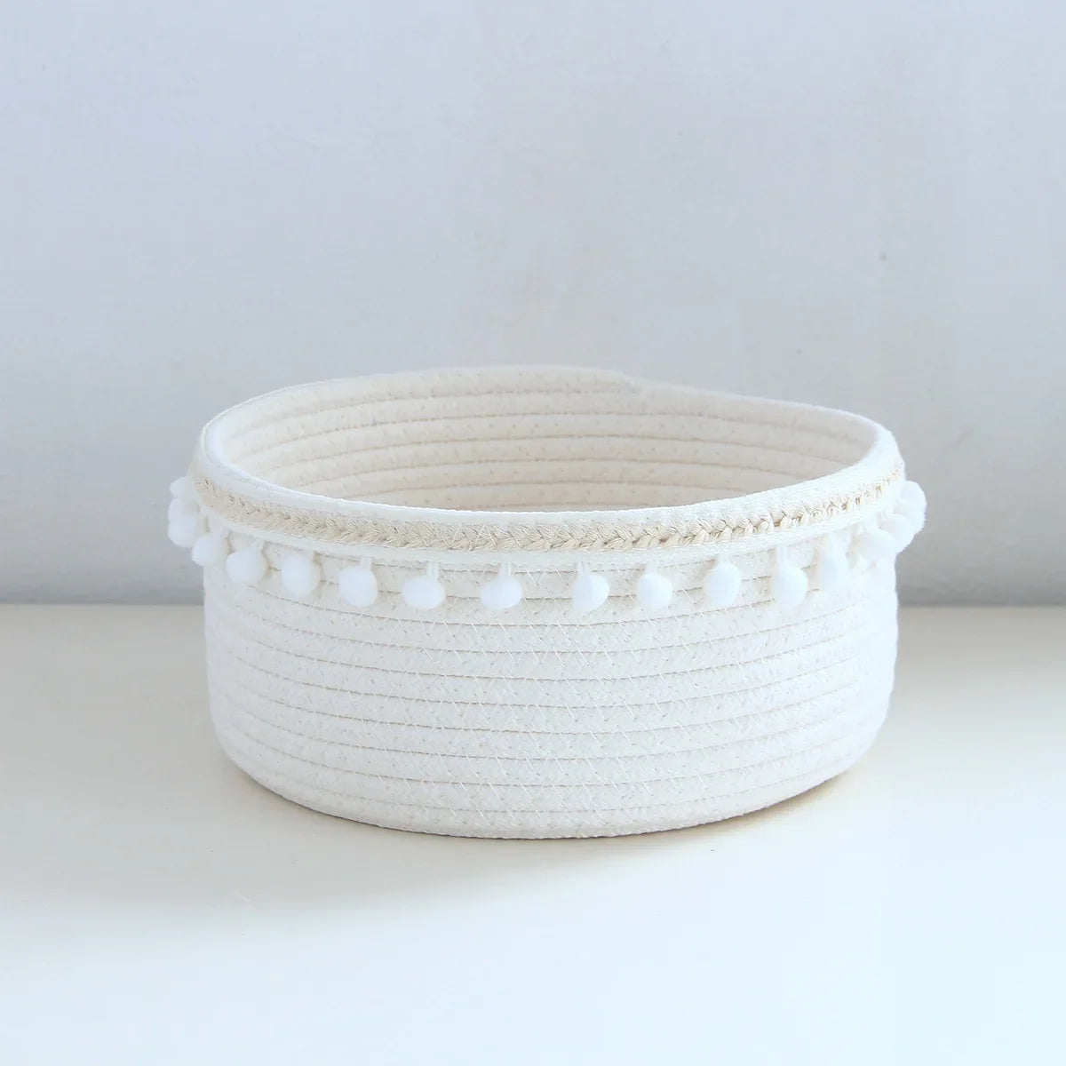 Cotton Rope Tassel Storage Basket - image 4