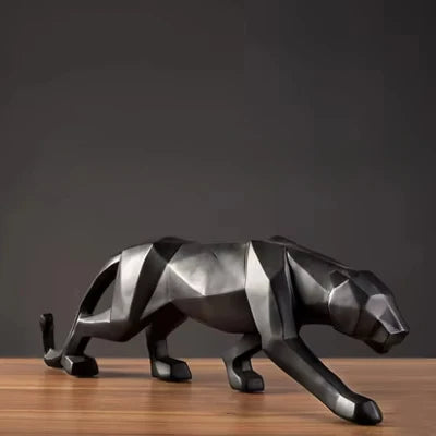Geometric Panther Sculpture - image 9