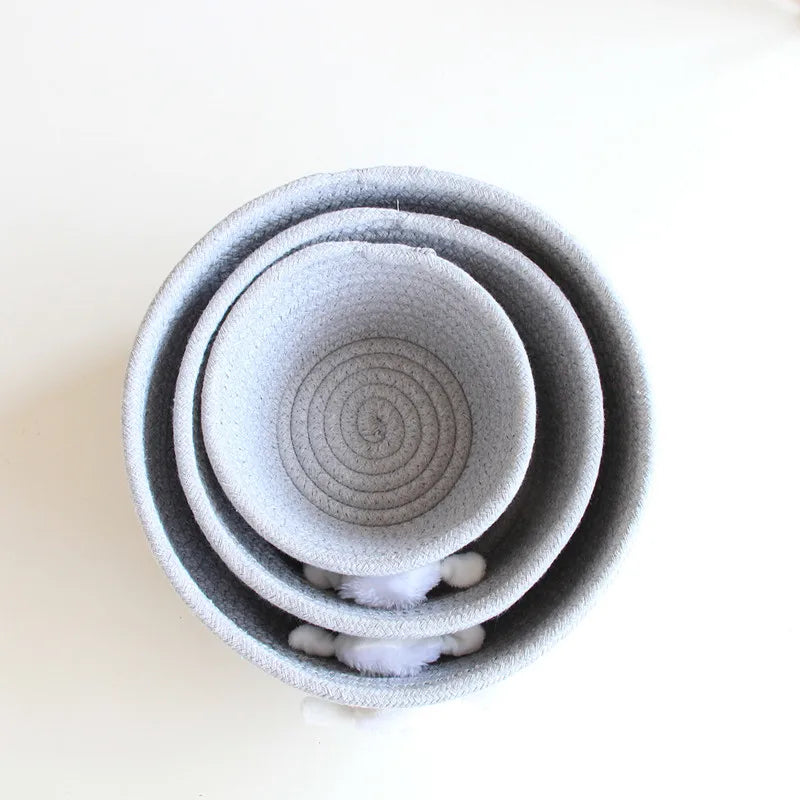 Animal Cotton Rope Storage Basket - image 5