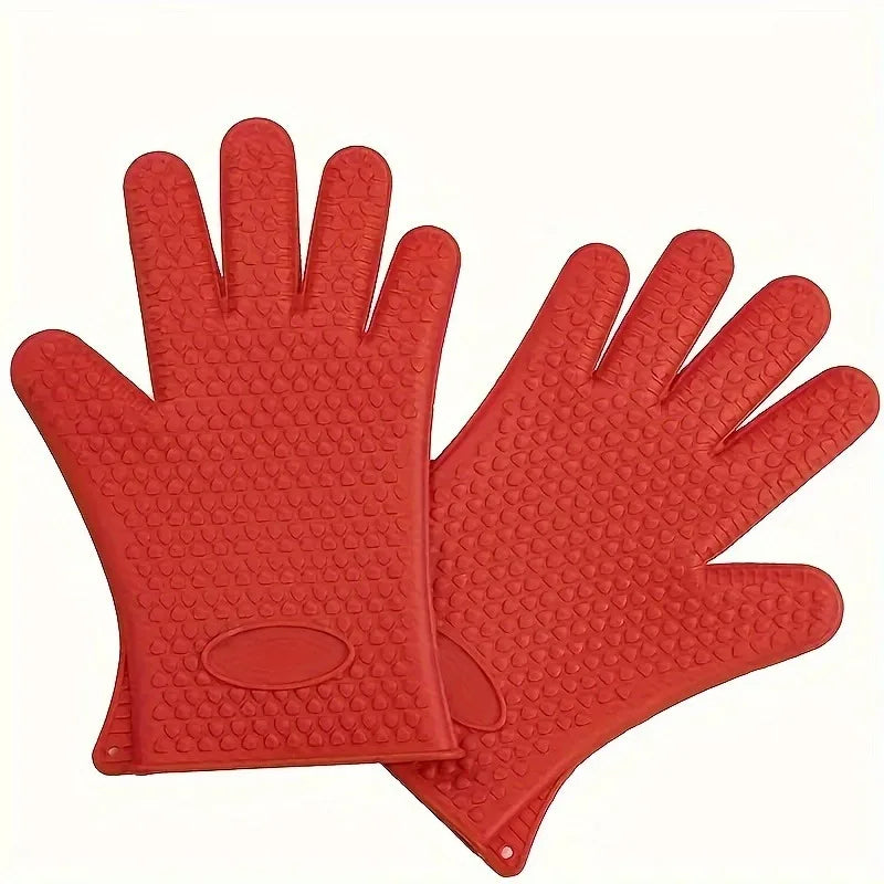 Non-Slip Silicone Oven Mitts – 1 Pair - image 1