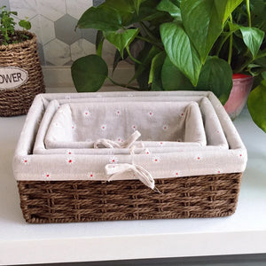 Seagrass Woven Storage Basket - thumbnail 2