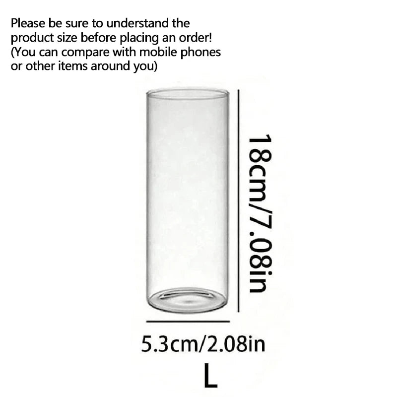 Clear Cylinder Glass Candle Holder - image 8