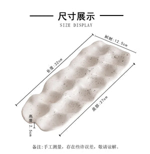 White Ceramic Egg Tray - thumbnail 6