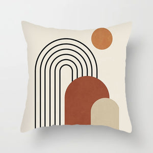 Abstract Geometry Pillowcase: Soft Plush Cushion Cover | Sofa Throw Decor