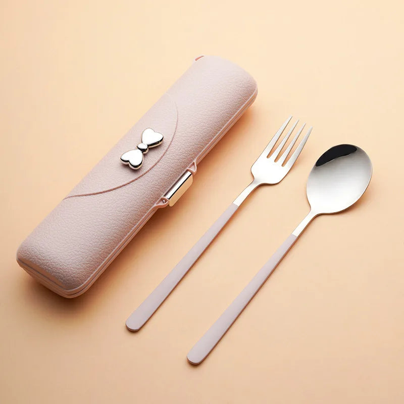 Portable Stainless Steel Cutlery Set - image 12