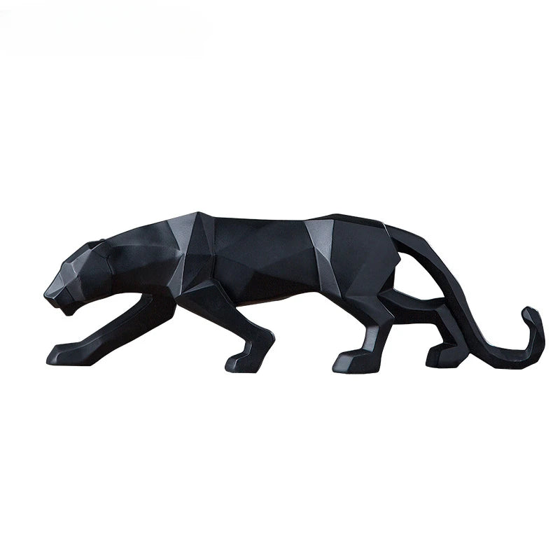 Geometric Panther Sculpture - image 4