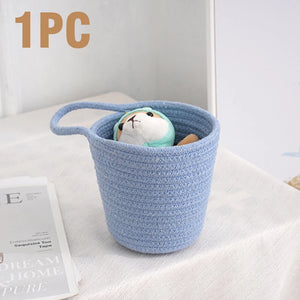 Hanging Cotton Rope Storage Basket - thumbnail 7
