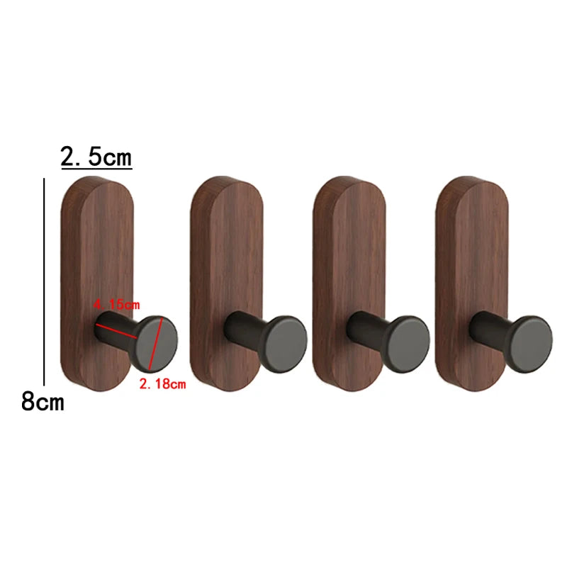 Self-Adhesive Wooden Wall Hooks - image 7