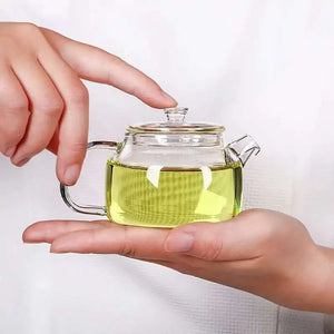 Mini Glass Teapot with Infuser - thumbnail 1