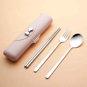 Portable Stainless Steel Cutlery Set - thumbnail 14