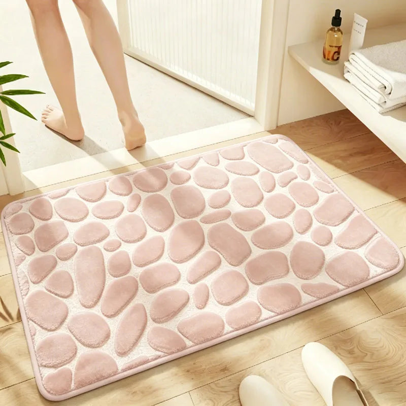 Pebble Embossed Absorbent Bath Mat - image 12